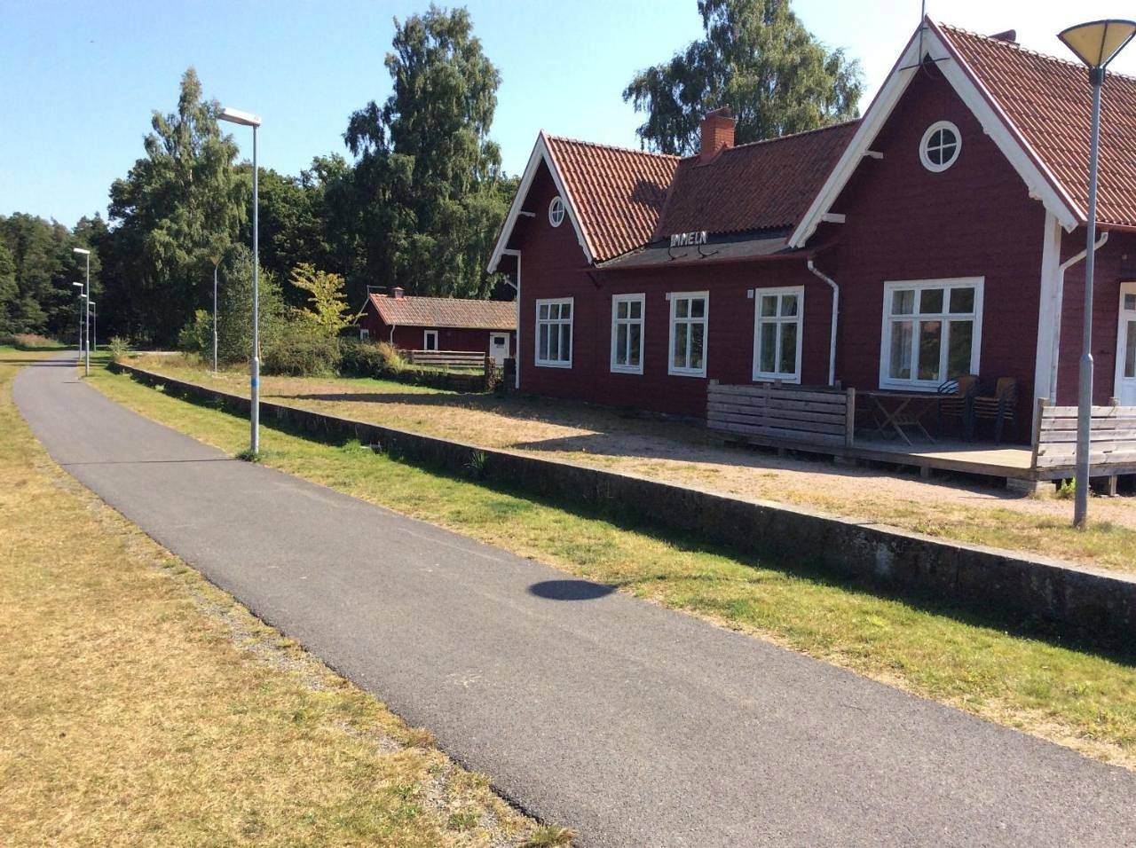 Stationshuset i Immeln in Immeln, Schwedische Ostsee