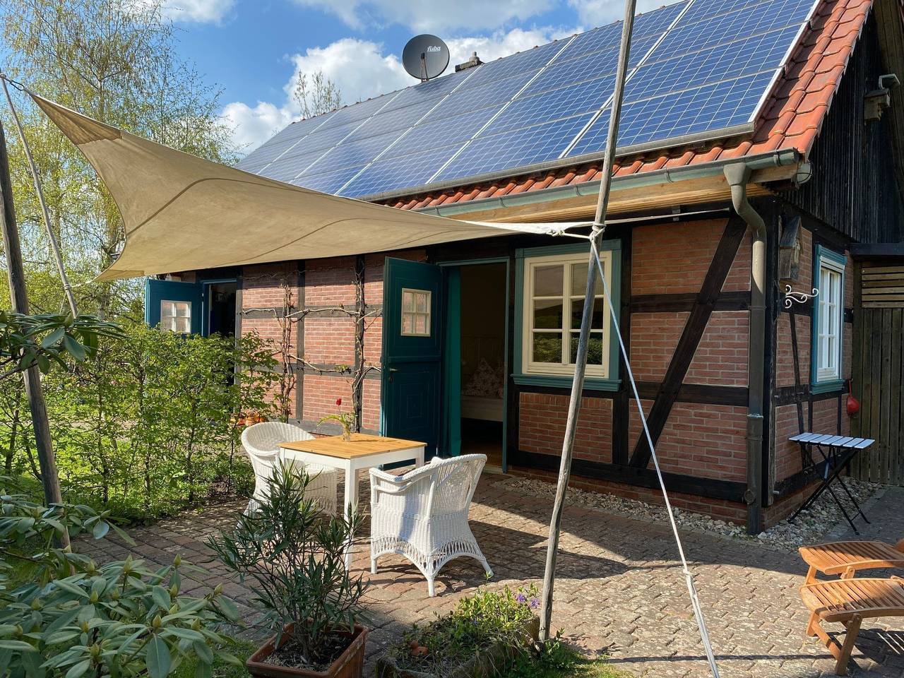 Ganze Wohnung, Großzügiges Studio in einem kleinen Fachwerkhaus in Dömitz, Ludwigslust-Parchim