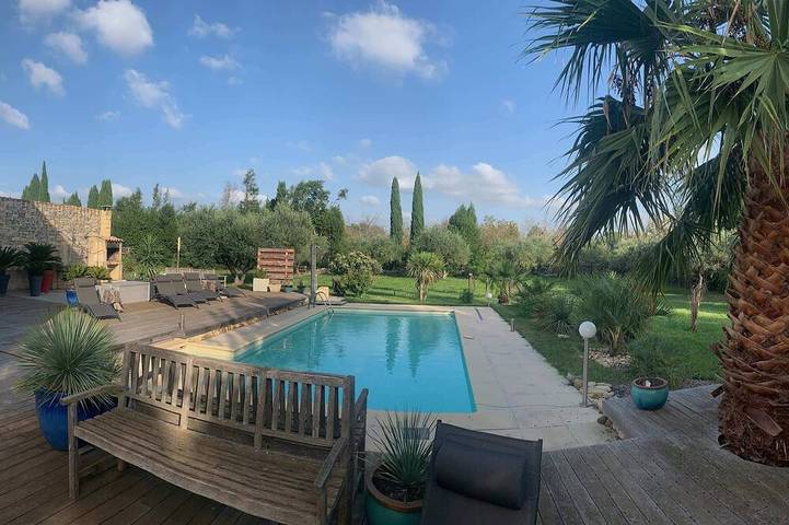 Maison de vacances pour 6 personnes, avec Terrasse et Jardin à Marguerittes