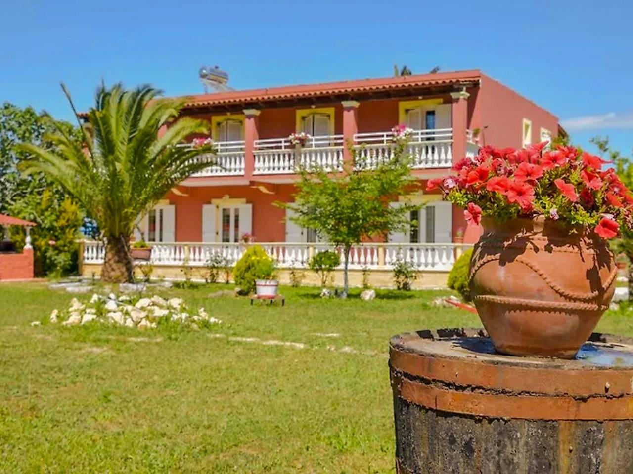 Geheel appartement, "Condesa Dio" mit Balkon in Sidari, Corfu