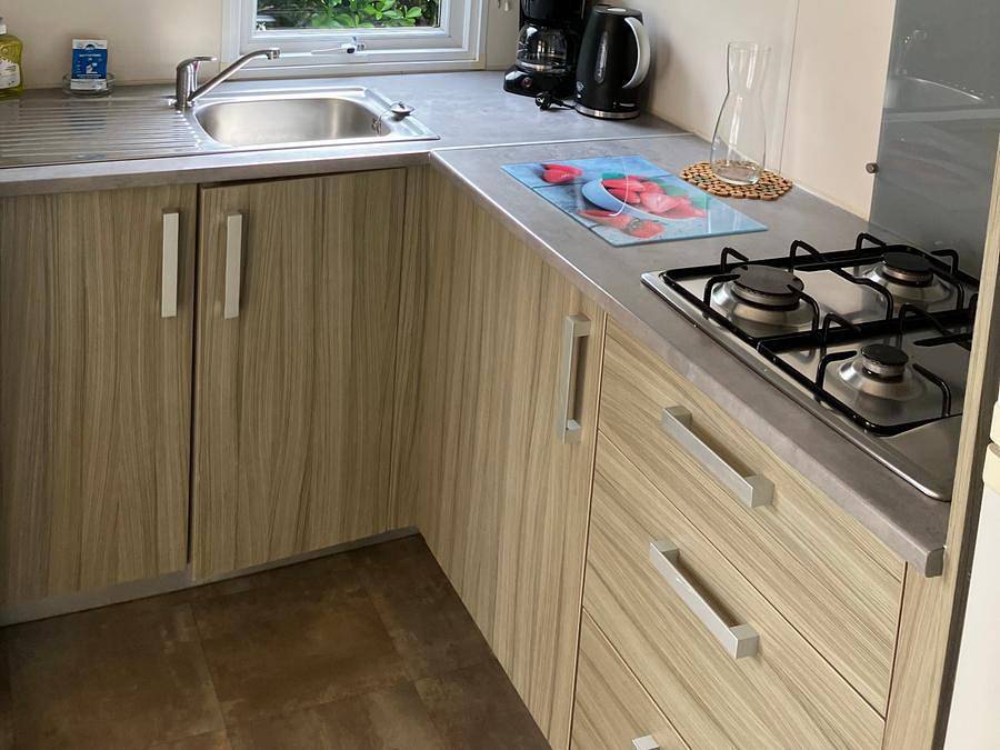 Camping l'Hermitage - Mobilheim 4 personen - Riviera Suite in Guémené-Penfao, Châteaubriant und Umgebung