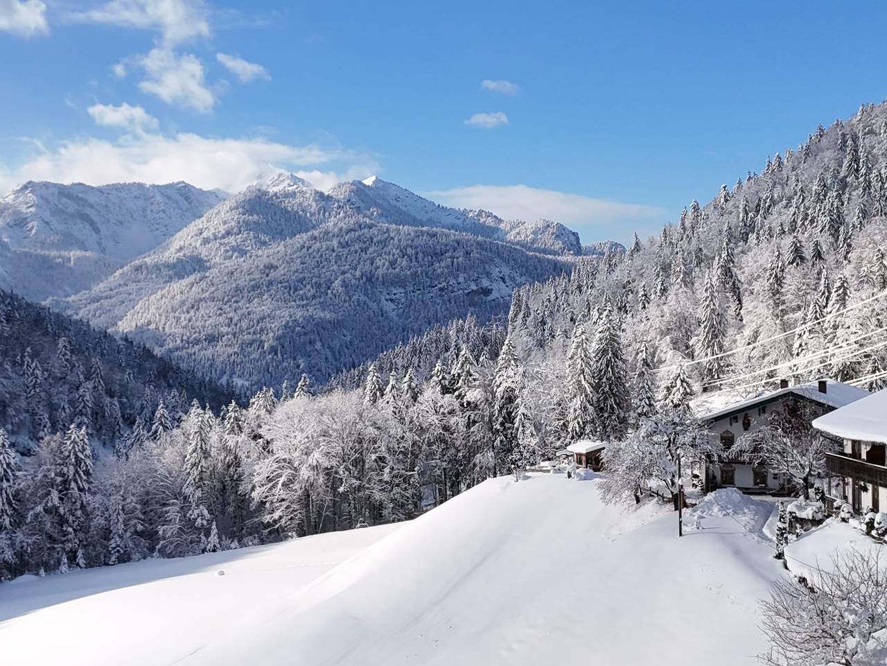 Ganze Ferienwohnung, Eckarthof - Ferienwohnung "Blick Sonntagshorn" in Schneizlreuth, Bayerische Alpen