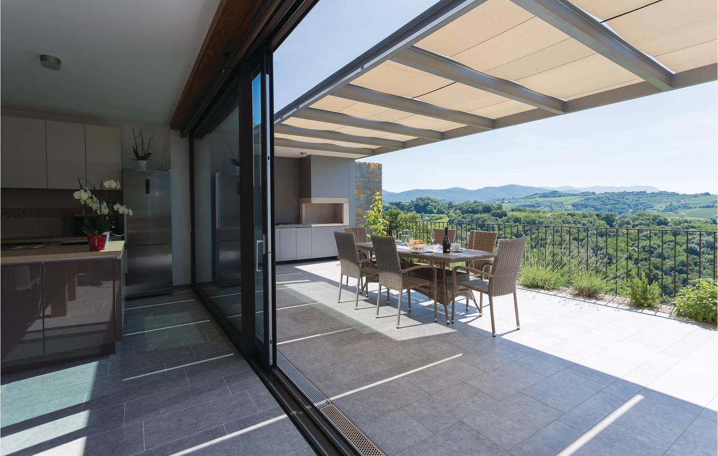 Ferienhaus für 8 Personen mit Sauna in Brda, Slowenien