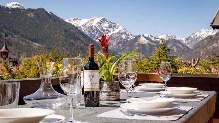 Ferienhaus mit Meerblick für 6 Personen, mit Balkon