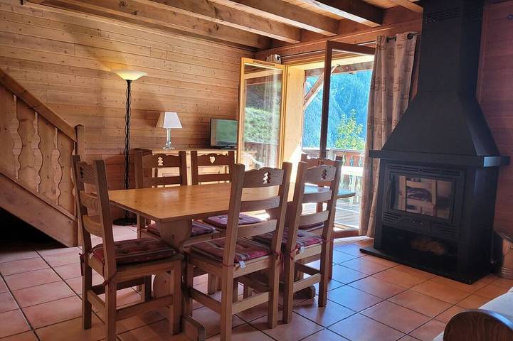 Chalet pour 6 personnes, avec balcon à Pra-Loup