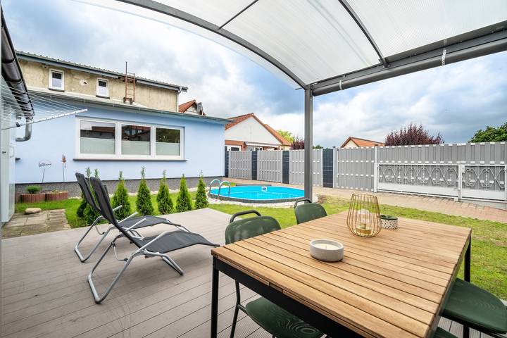 Ferienwohnung für 2 Personen, mit Garten und Seeblick in Mecklenburg-Strelitz