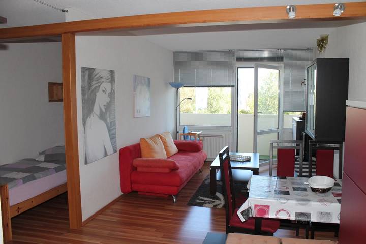 Ferienwohnung für 4 Personen, mit Balkon und Balkon/Terrasse