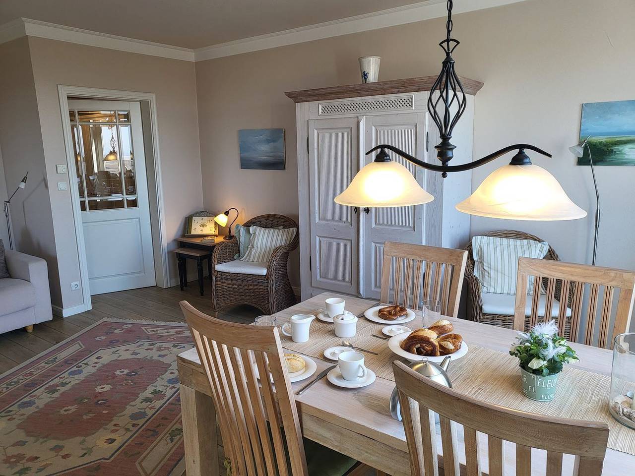 Ganze Wohnung, Ferienwohnung Prielkieker mit direktem Meerblick in St. Peter-Bad, St. Peter-Ording