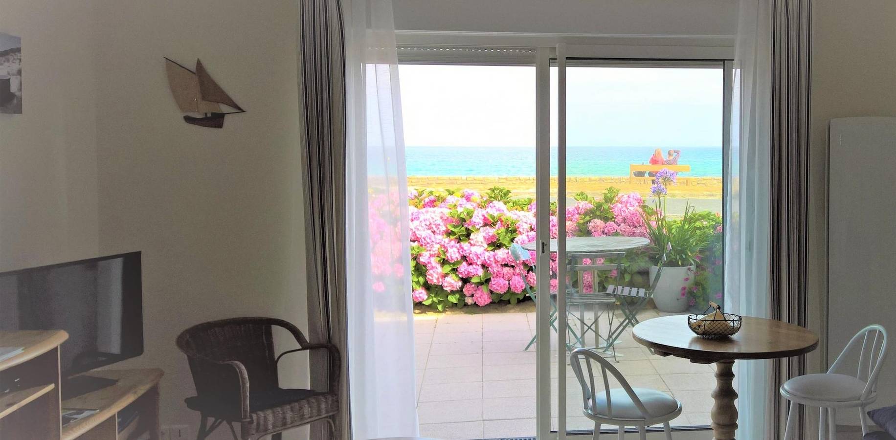 Villa des Sables in Trévou-Tréguignec, Rosa Granitküste