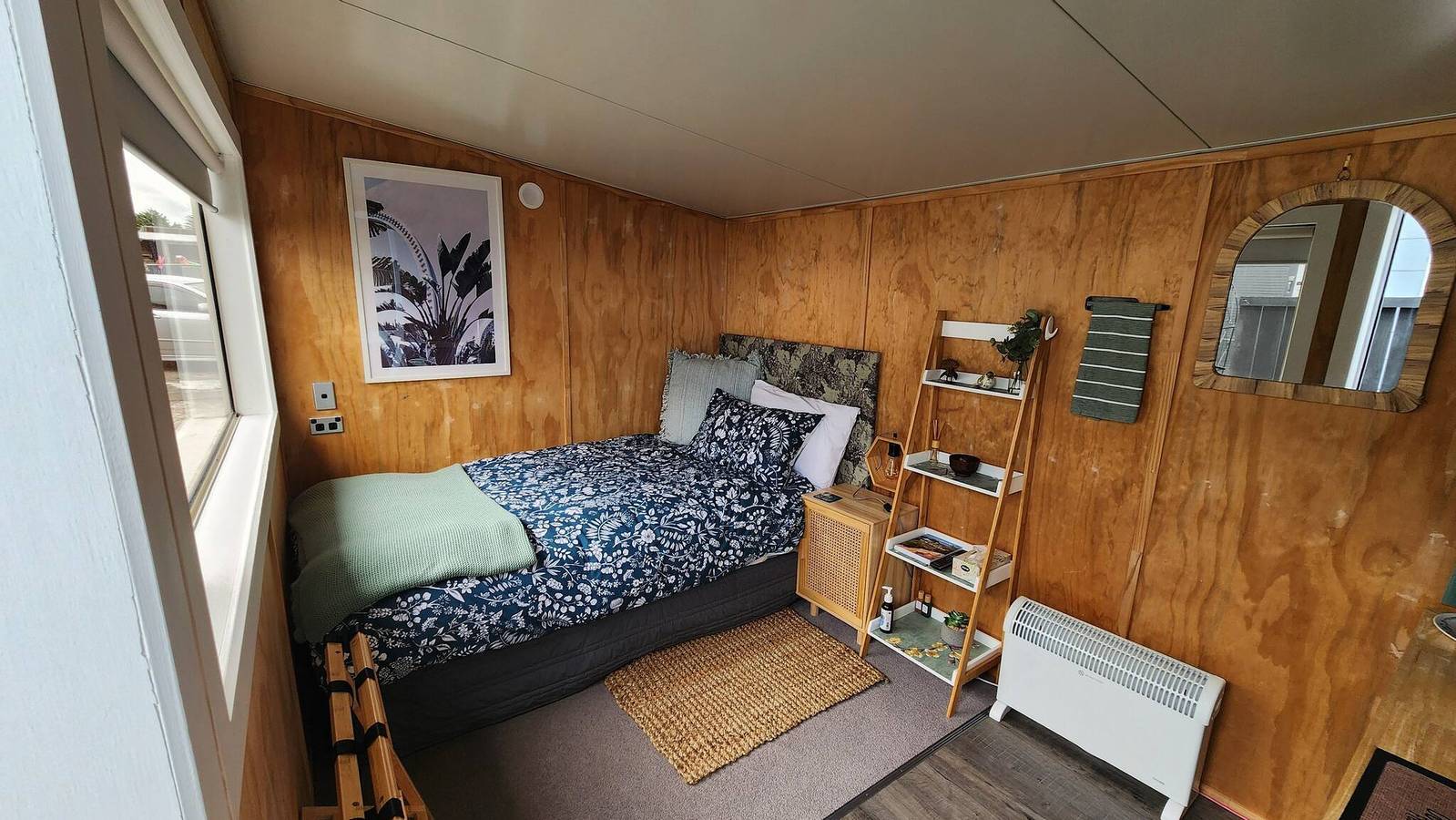 Minimalistische Kabine für Alleinreisende in Ashburton District