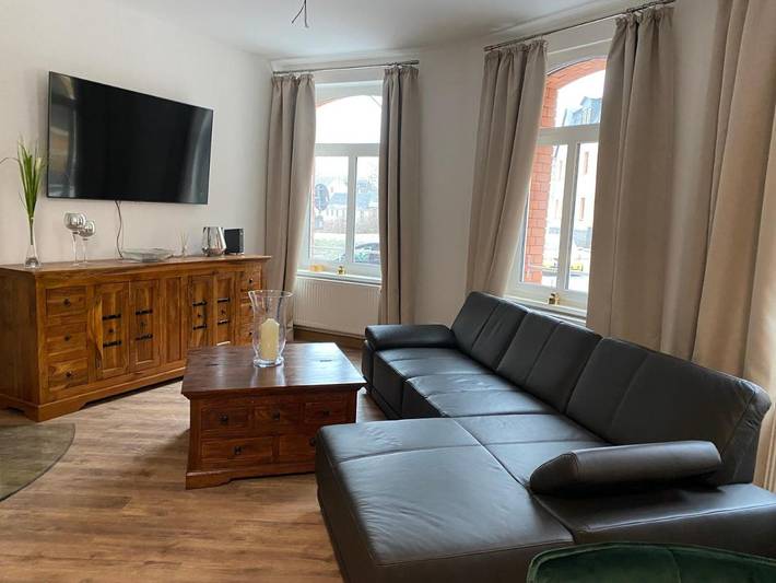 Ferienwohnung für 6 Personen, mit Terrasse und Ausblick in Greiz