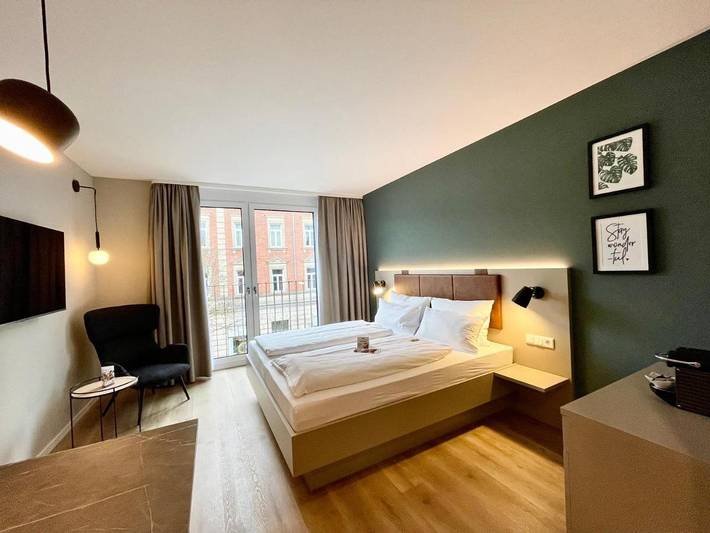 Hotel voor 2 personen, met terras in Erlangen