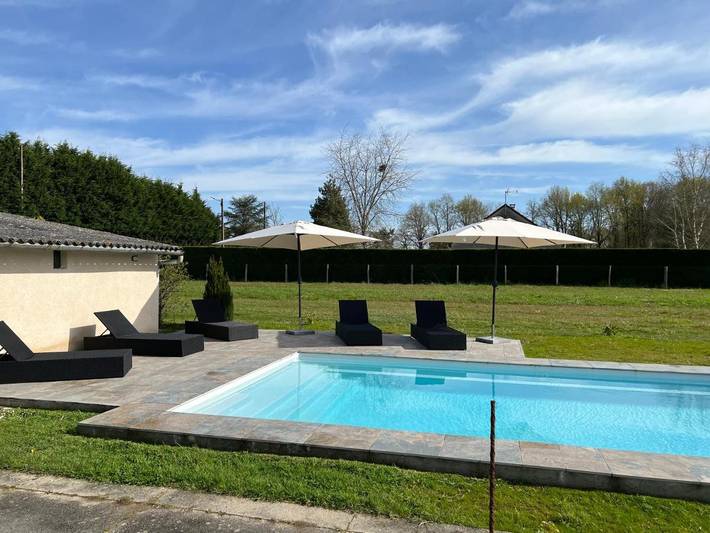 Location de vacances pour 5 personnes, avec piscine et jardin à Vendœuvres - 3