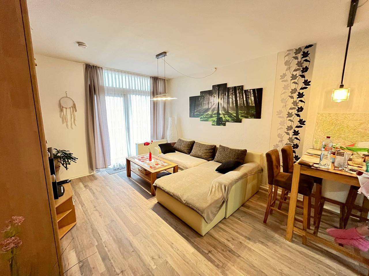 Ganze Wohnung, Apartment "Ruhezeit" mit Bergblick, geteilter Sauna und Pool in Bad Harzburg, Harzvorland