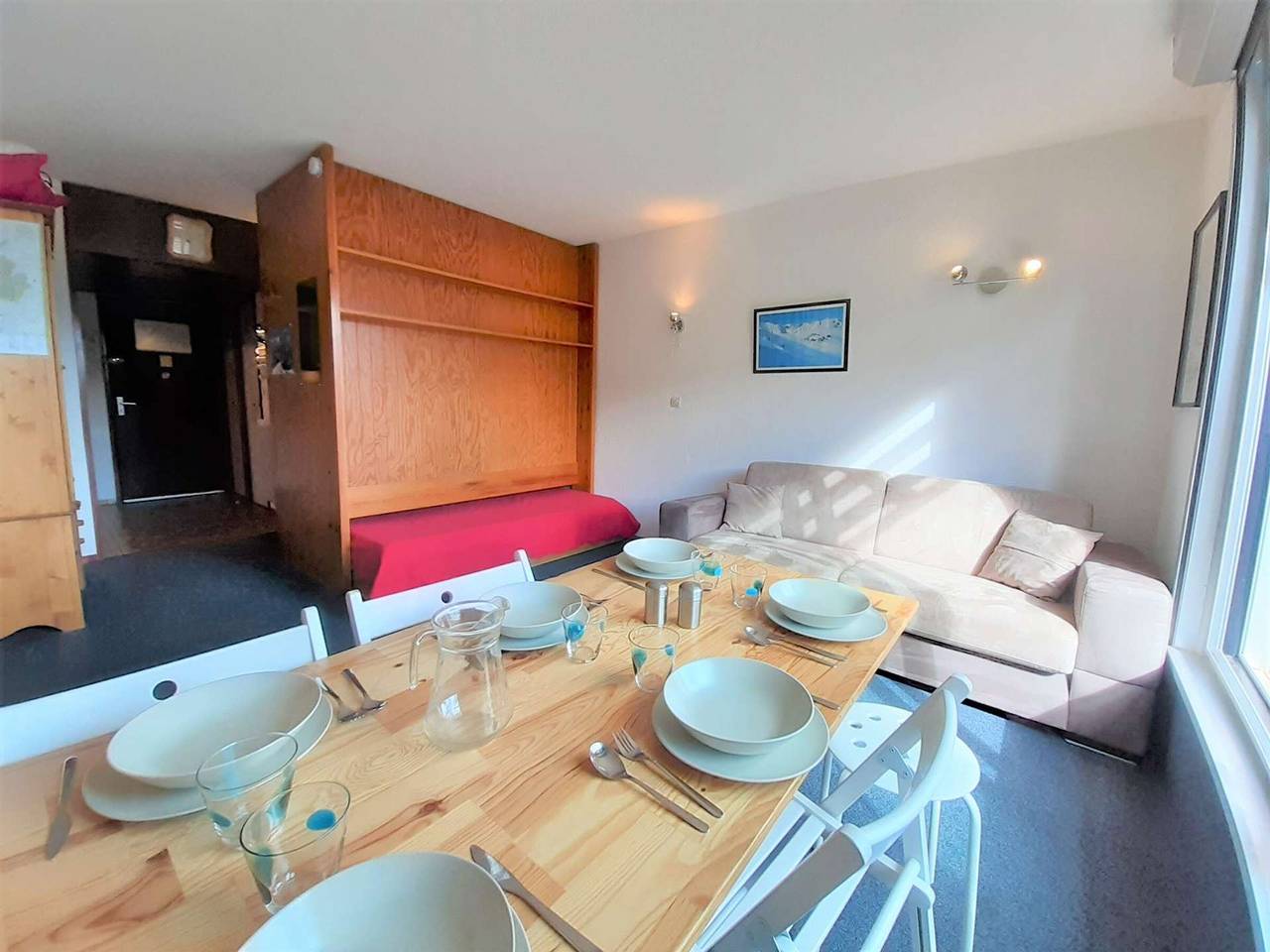 Estudio entero, Estudio Cabina con Vistas, 6 Plazas, Ascensor y Comodidades Completas en Piau-Engaly in Piau-Engaly, Aragnouet