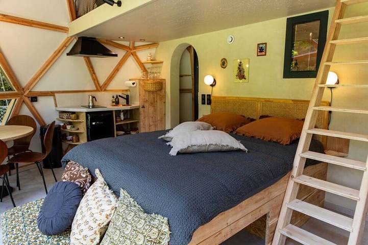 Cabane en bois pour 4 personnes, avec Terrasse à Autrans - 3