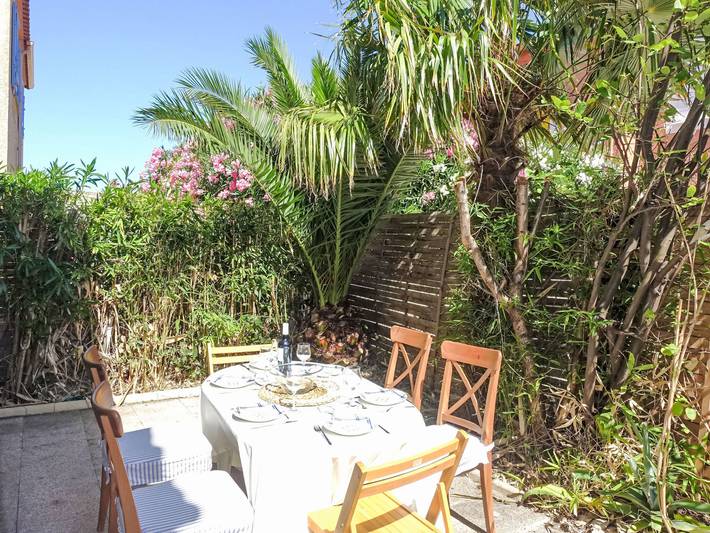 Vakantiehuis voor 6 personen, met Terras en Tuin in Narbonne Plage