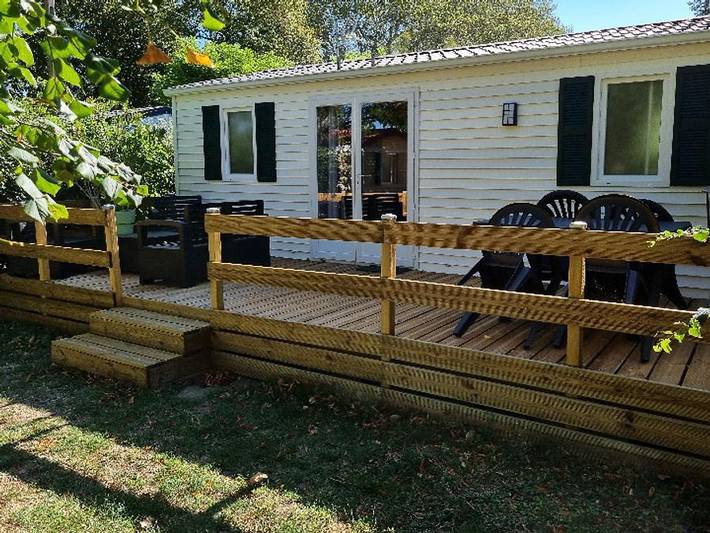 Camping Le Moulin Du Roy - Mobilheim 4 personen - Mobilheim Irm - 2 Zimmer - 4 pers max. in Revel, Lauragais