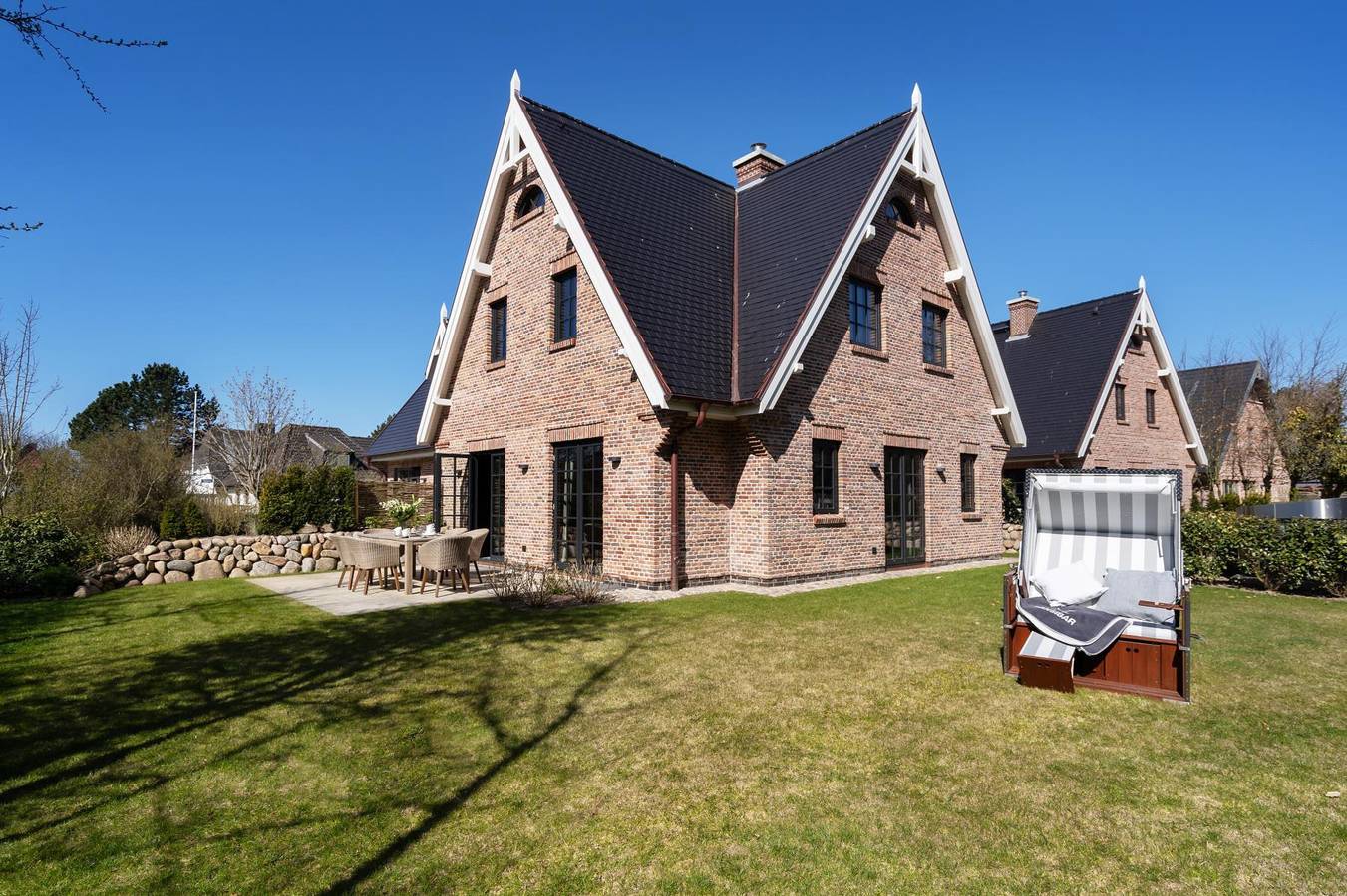 Luxus Ferienhaus Austernperle auf Sylt in Westerland mit Sauna – exklusiver Urlaub nahe Weststrand in Sylt (Gemeinde), Sylt