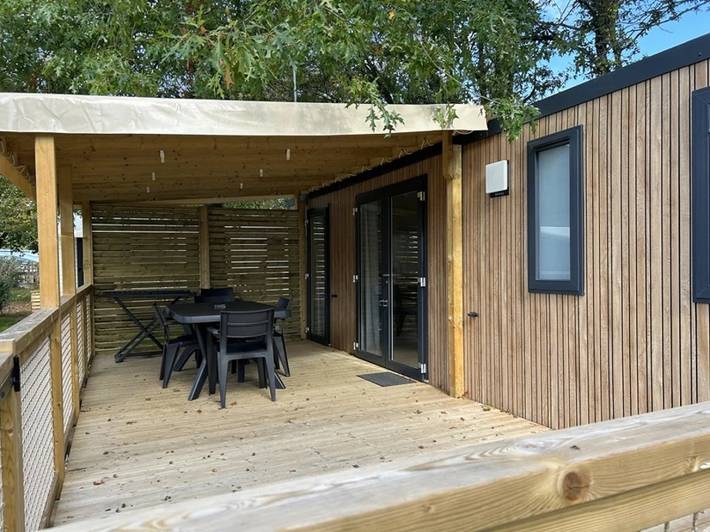 Mobil home pour 8 personnes, avec sauna et piscine ainsi que jacuzzi et bassin pour enfant à Apremont - 4