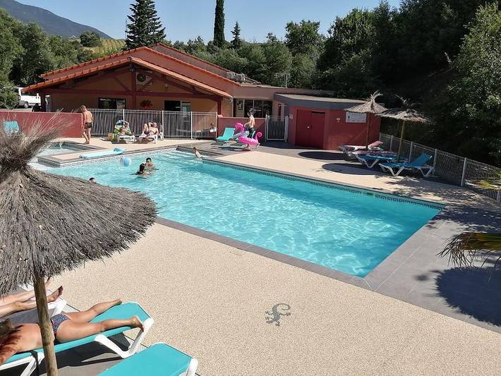 Camping Mas Llinas  - Chalet 4 personen - Der Rando - Ola in Le Boulou, Mittelmeerküste (Frankreich)