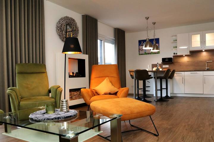 Ferienhaus für 5 Personen, mit Garten und Sauna sowie Seeblick in Hessen