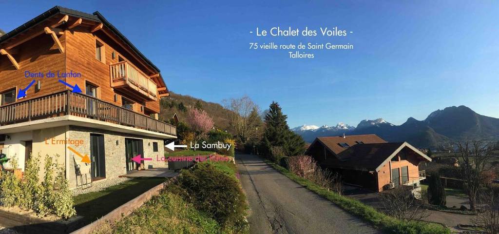 Location de vacances pour 4 personnes, avec jardin et vue dans Talloires-Montmin - 2