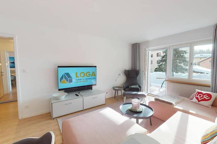 Apartamento entero, 3 ½ -room apartment on the 1st floor (raised ground floor). in Corvatsch, Silvaplana
