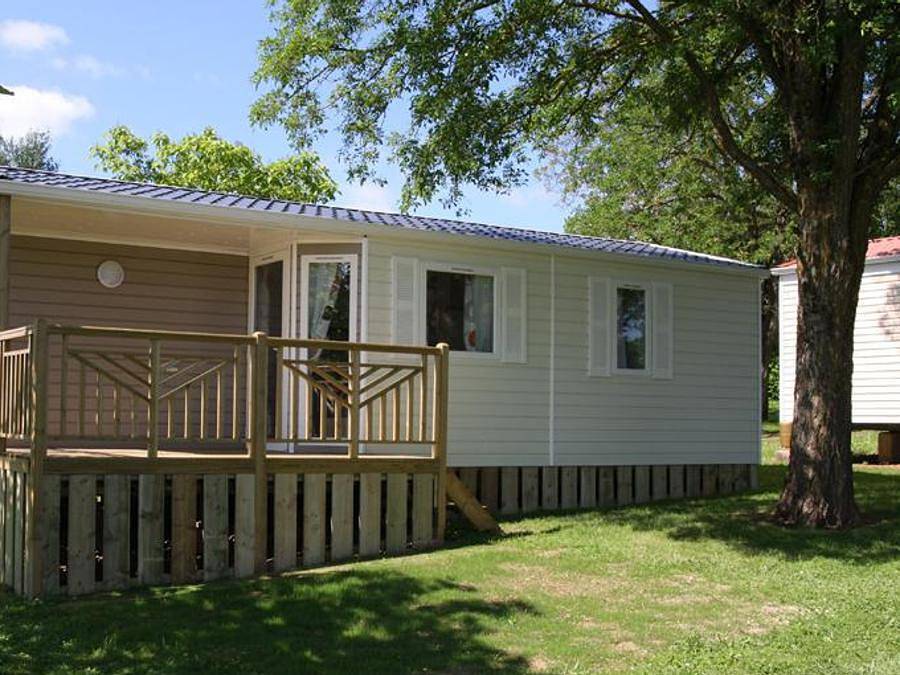 Camping Sites et Paysages - Le Ventoulou - Mobilheim 6 personen - Cottage Rocamadour Tribu - 3 Zimmer in Thégra, Regionaler Naturpark Causses du Quercy
