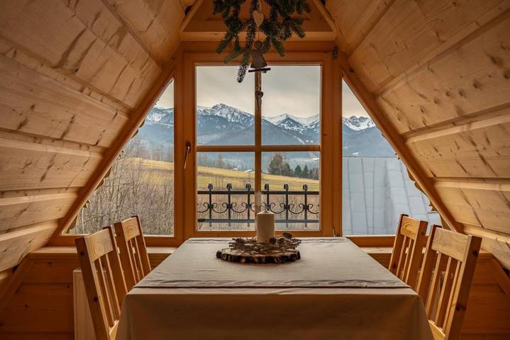 Ferienwohnung für 4 Personen, mit Garten und Ausblick sowie Sauna, mit Haustier in Zakopane