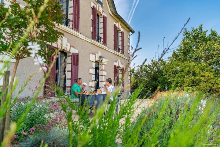 Chambre d’hôte pour 2 personnes, avec Terrasse ainsi que Jardin et Vue