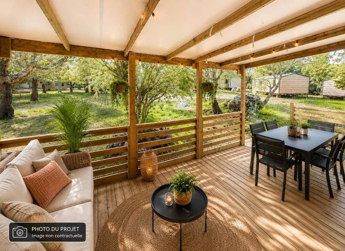 Camping para 7 personas, con terraza en Porto Vecchio