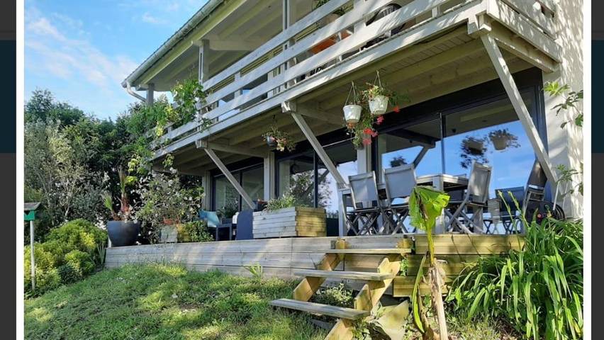 Location de vacances pour 6 personnes, avec piscine ainsi que jardin et vue, animaux acceptés à Urt