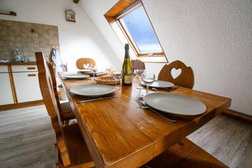 Gîte pour 4 personnes, avec vue et terrasse, animaux acceptés à Lapoutroie