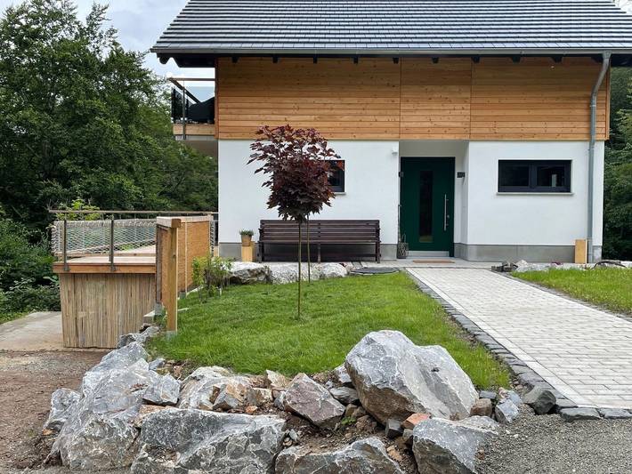 Ferienhaus für 5 Personen, mit Terrasse und Garten