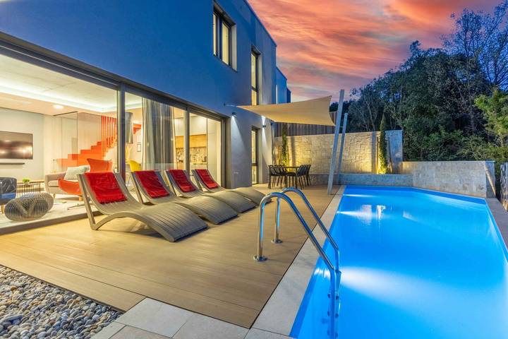 Ferienhaus für 8 Personen, mit Garten in Crikvenica
