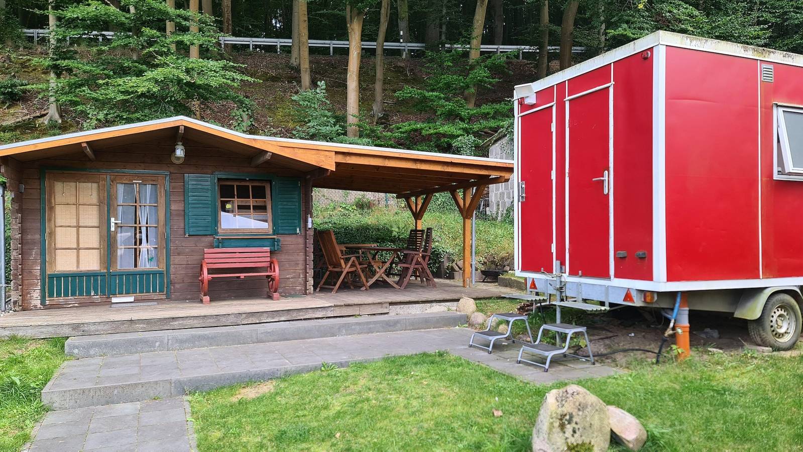 Ganzes Studio,  Kaiserbad Ahlbeck - Rustikales Holzhaus Strandbude in Drei Kaiserbäder, Heringsdorf