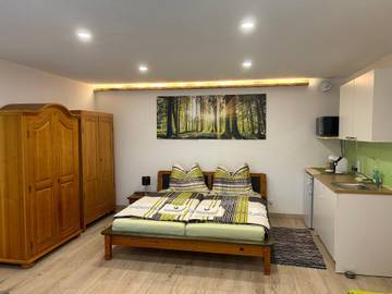 Ferienwohnung für 4 Personen, mit Terrasse und Seeblick sowie Garten in Waldviertel