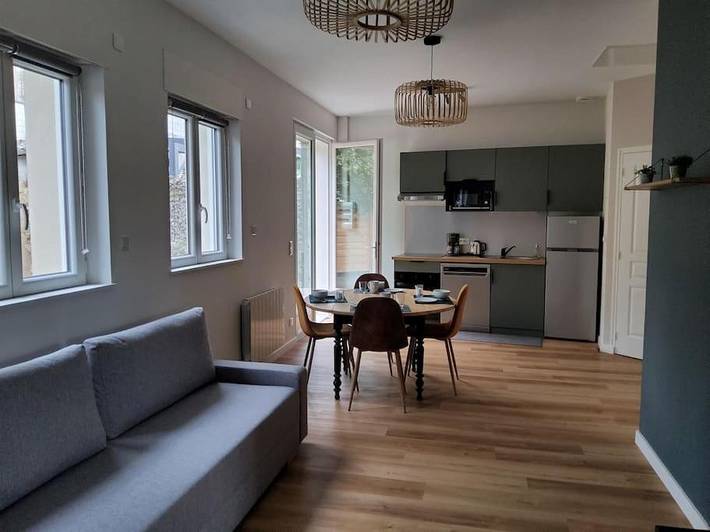 Location de vacances pour 4 personnes, avec jardin et terrasse à Rochefort-sur-Loire