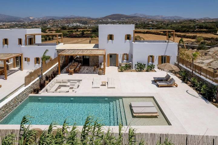Villa für 4 Personen, mit Meerblick und Garten auf Naxos