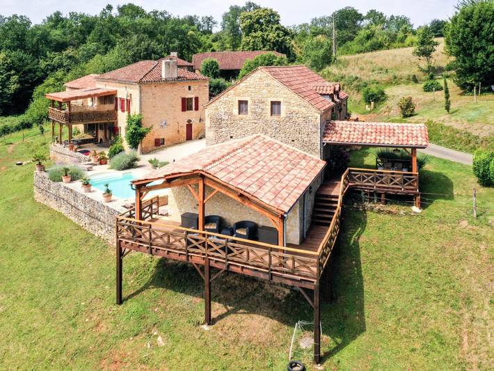 Ferienhaus für 4 Personen, mit Garten und Pool