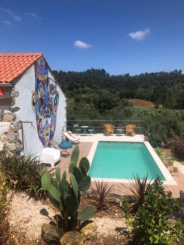 Maison d’hôte pour 2 personnes, avec sauna et vue ainsi que piscine et jardin à Tomar