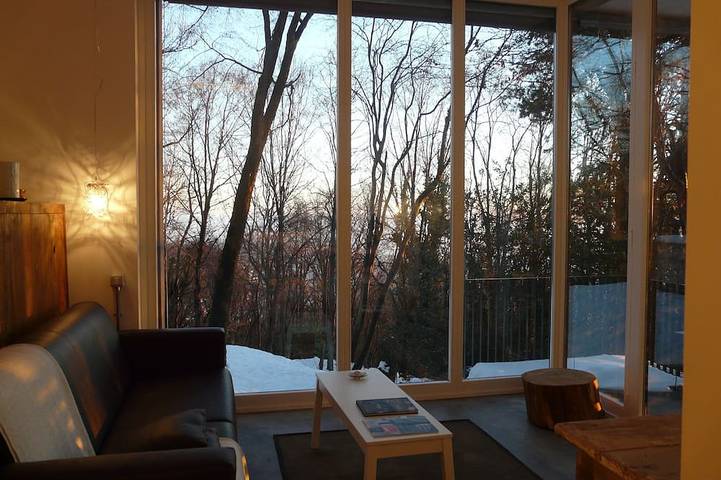Entire apartment, Exquisite newly built accomodation in the heart of woods in Brunate, Lake Como