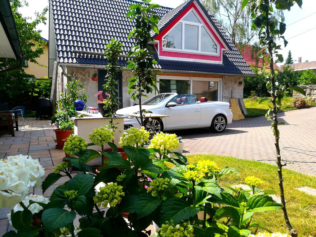 Ganze Ferienwohnung, Ferienhaus Görmer - Ferienhaus mit Wasserbett in Lumpzig, Burgenlandkreis