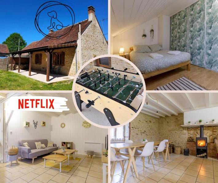 Maison de vacances pour 6 personnes, avec terrasse et jardin, animaux acceptés - 1