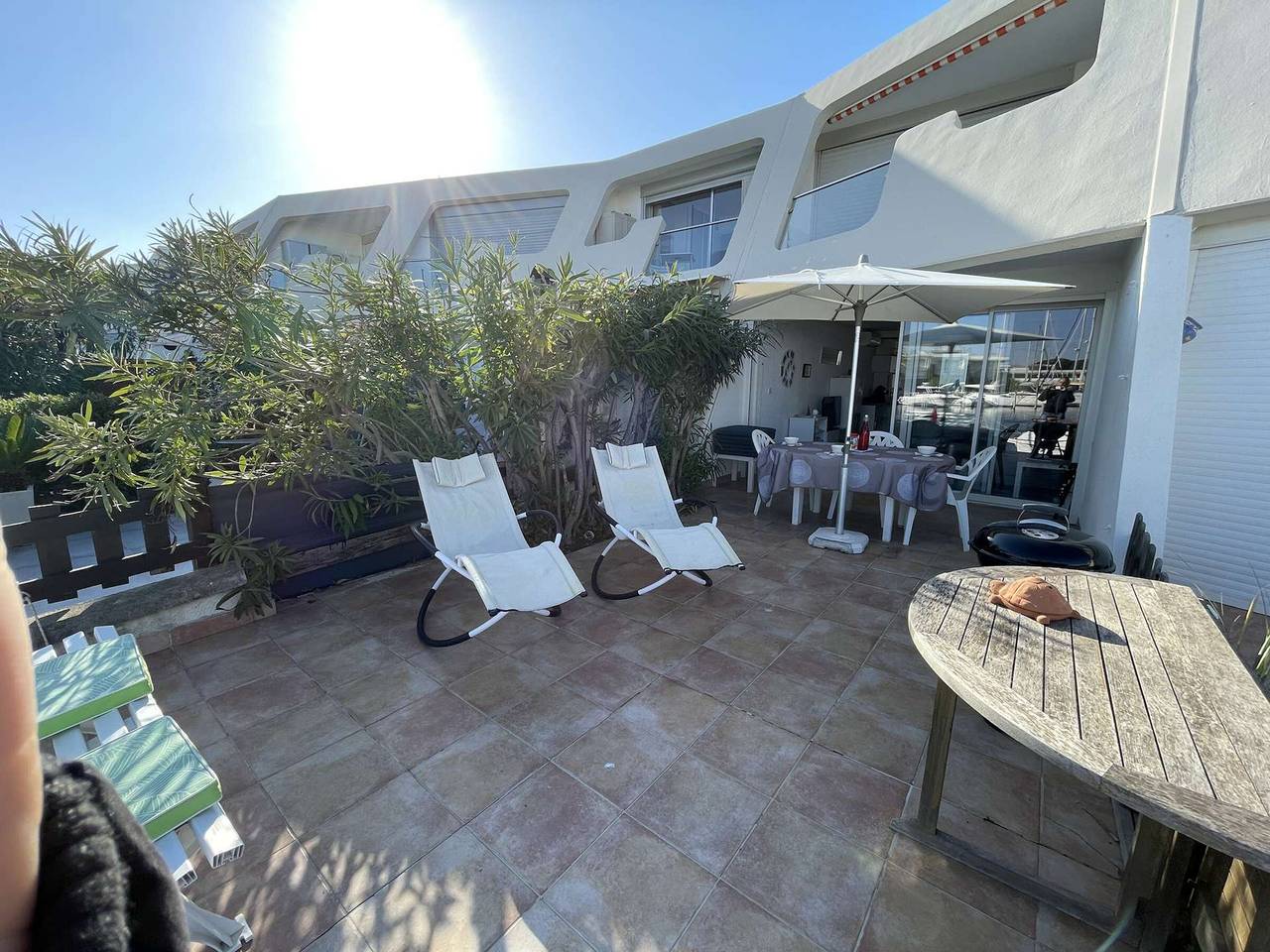 Ganze Wohnung, Marina-Duplex mit Klimaanlage und Terrasse – 4 Schlafplätze, Port Camargue in Port Camargue, Le Grau-du-Roi