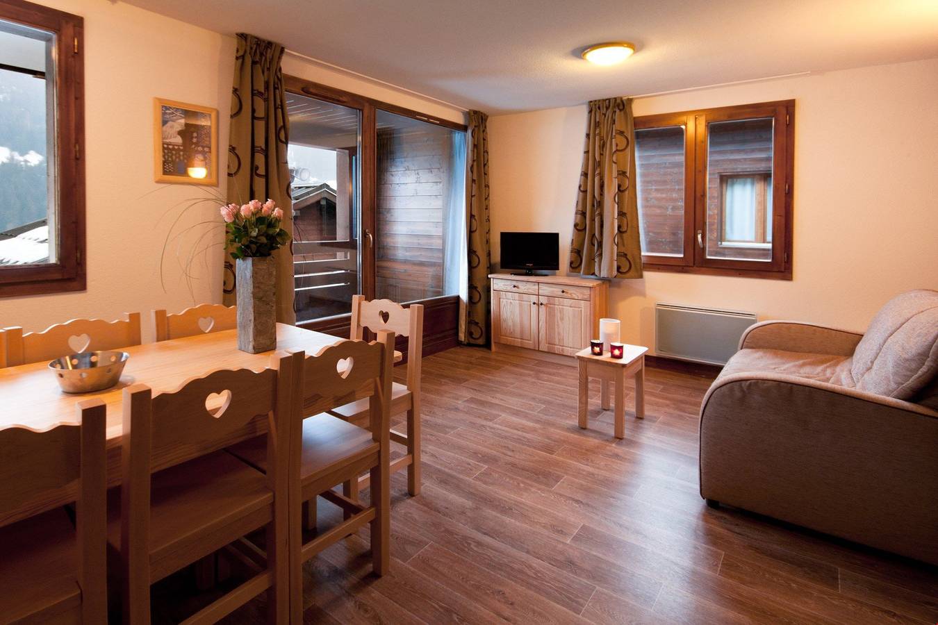 Appartement entier, Appartement de vacances pour 6 personnes avec sauna in Hauteluce, Région d'Albertville