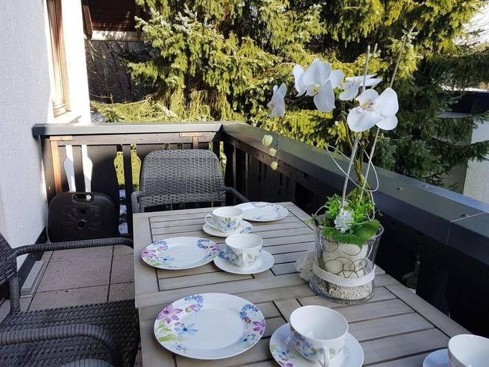 Ferienhaus für 4 Personen, mit Balkon und Sauna