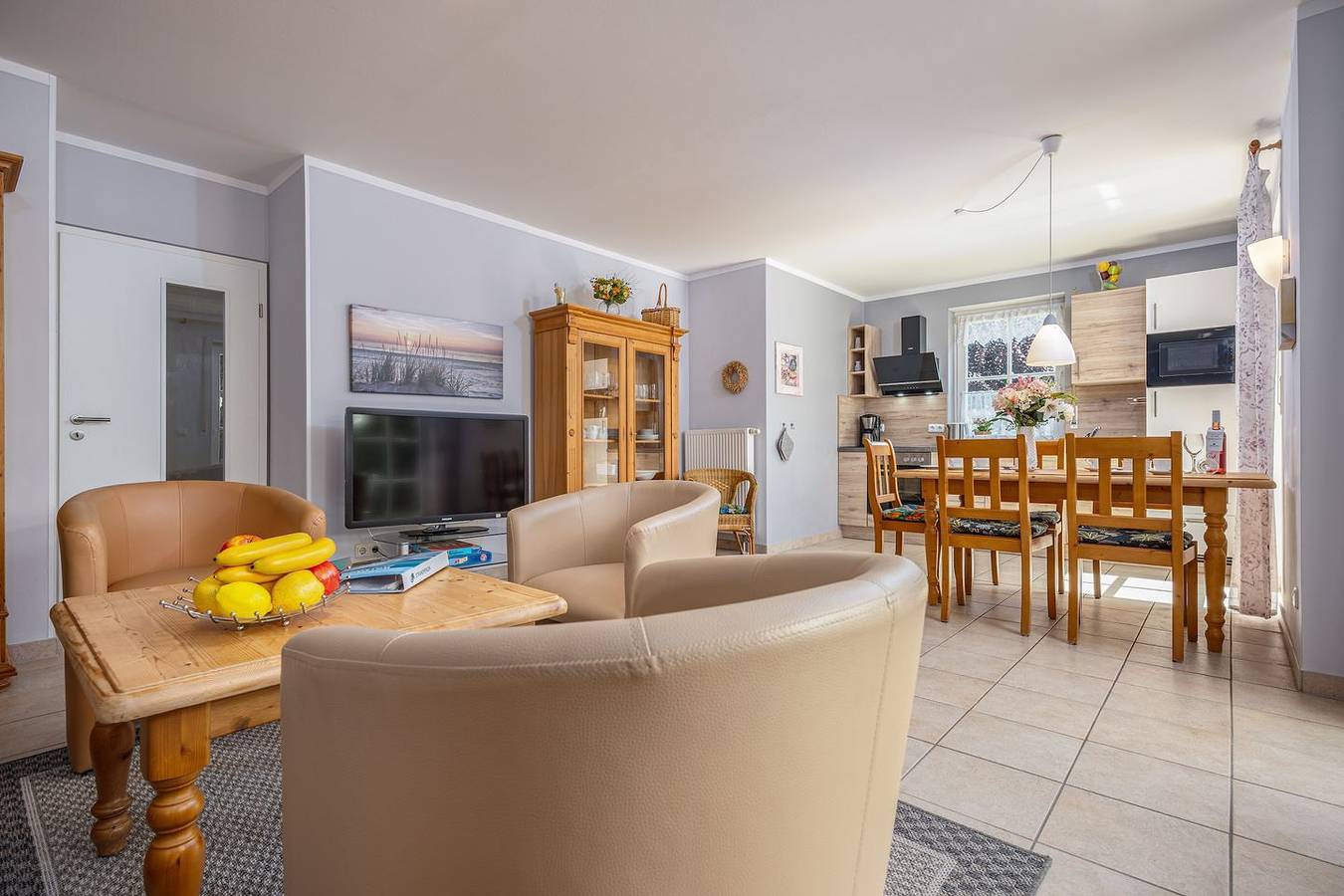 Appartement entier, Erdgeschoss-Wohnung So2 im Haus Strandoase im Ostseebad Wustrow in Wustrow, Fischland