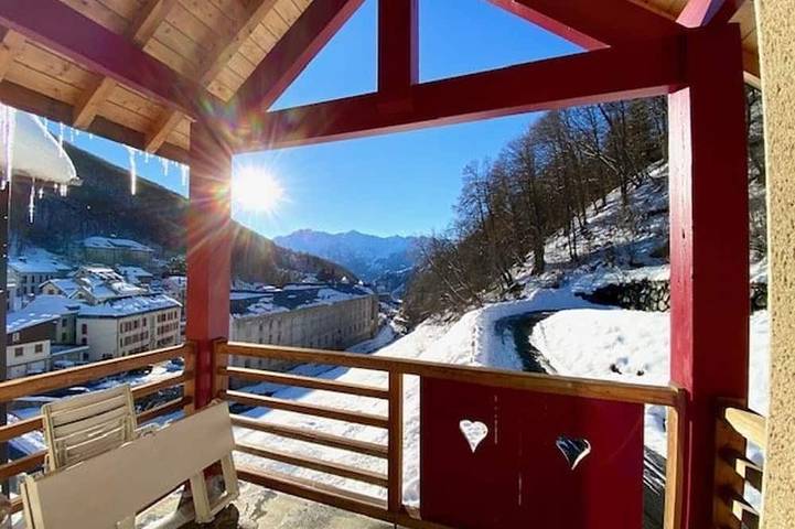 Gîte pour 4 personnes, avec balcon à Sers